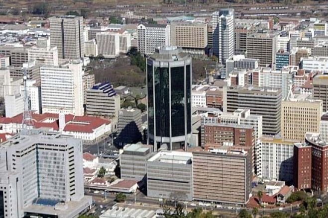 Cidade de Harare, capital de Zimbabué