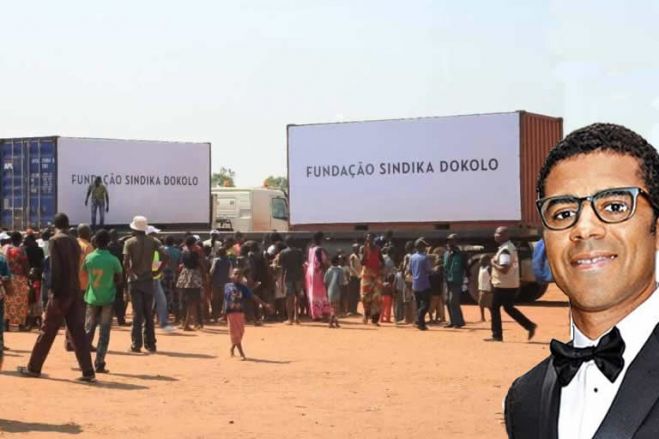 Empresário Sindika Dokolo envia 200 toneladas de apoio a refugiados no leste de Angola