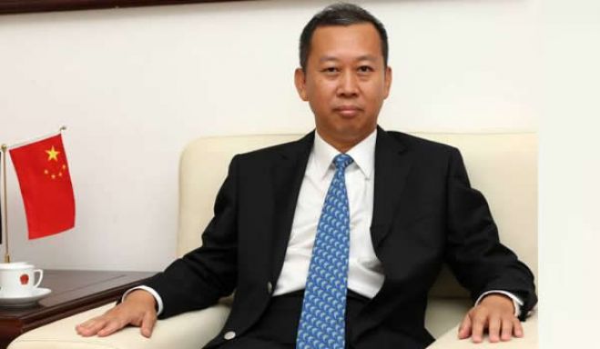Cui Amin, embaixador chinês em Angola [ Rogério Tuti/JAImagens ]