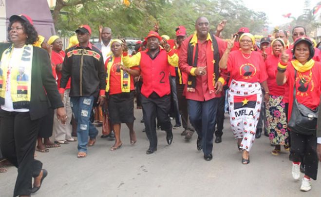 OMA realiza acto político em apoio ao Presidente do MPLA