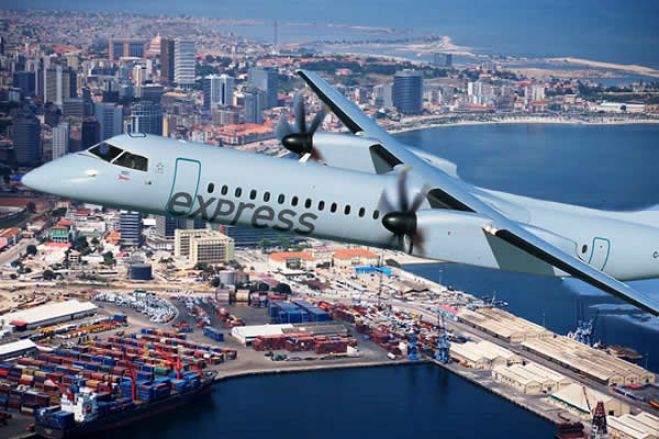 Aeronave do tipo Q400 da fabricante canadiana Bombardier