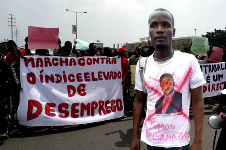 Desemprego leva jovens à rua para manifestação sábado em Luanda