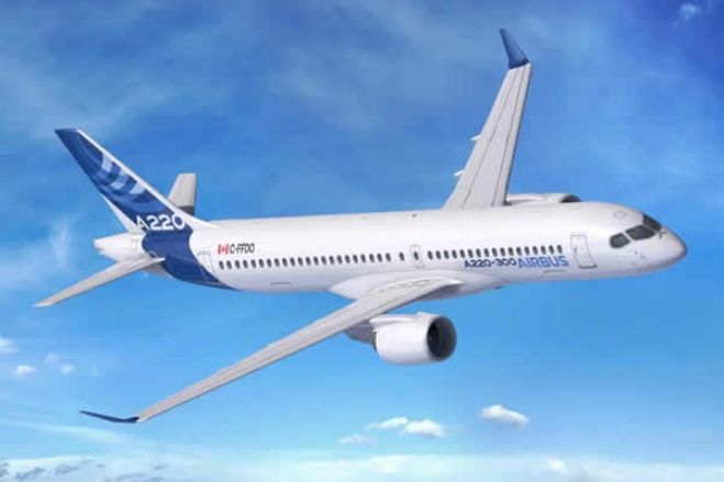 Transportadora angolana TAAG vai alugar seis aviões Airbus A220-300 em 'leasing'