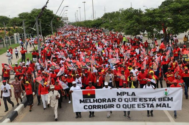 MPLA marcha no sábado, em Luanda, para celebrar 68 anos de existência