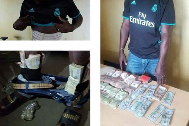 Angolano detido a tentar passar fronteira com 34.000 euros em notas coladas ao corpo
