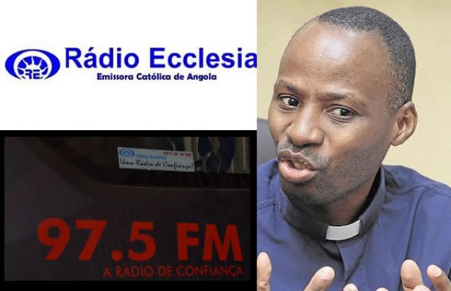 Director da rádio Ecclesia,  Padre Quintino Kandanji 