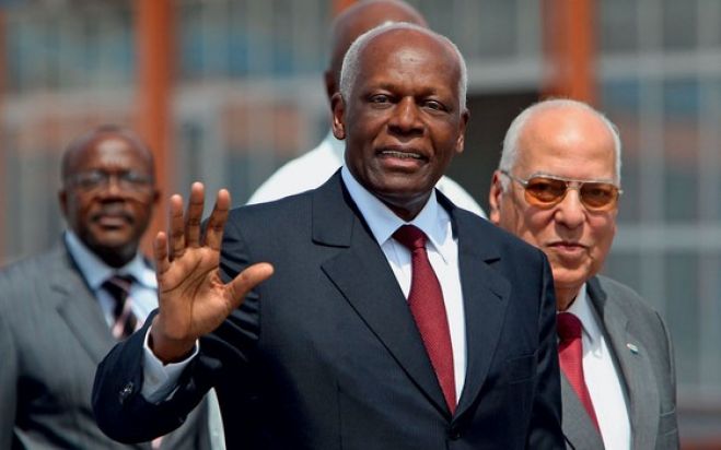 O presidente de Angola, José Eduardo dos Santos.