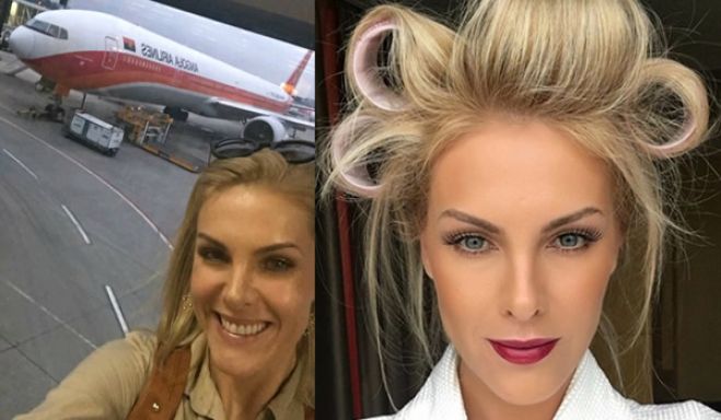 Ana Hickmann Aparece Com Bobes Nos Bastidores Da Angola Fashion Week 
