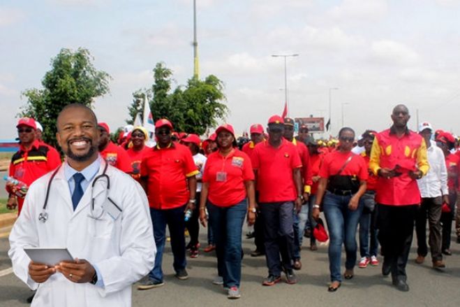 MPLA convoca médicos para &quot;marcha de milhões&quot; em apoio às políticas do Executivo
