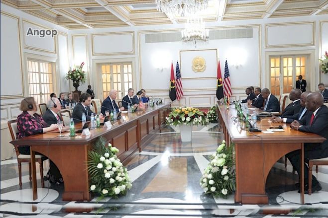 João Lourenço quer reforço da cooperação no domínio da defesa e segurança com EUA