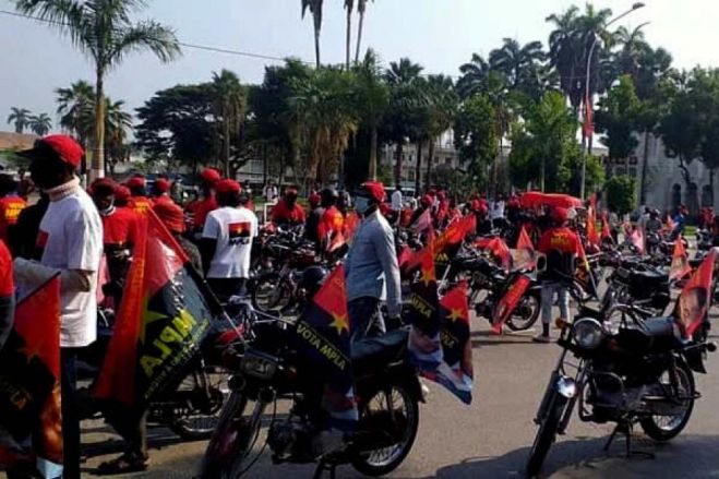 Eleições 2022: MPLA nega envolvimento na passeata de motoqueiros