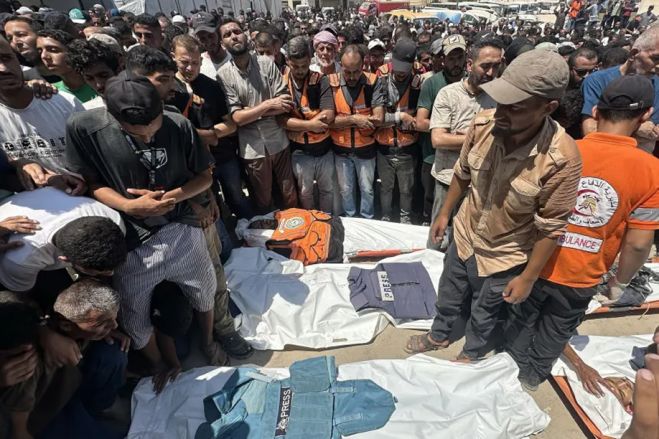 Israel mata cinco jornalistas para esconder do mundo o genocídio em Gaza