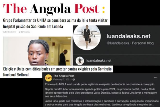 Centenas de contas falsas criadas na internet para promover MPLA e difamar a UNITA