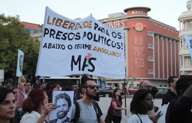 Ativistas e intelectuais marcham em Lisboa pela libertação de jovens angolanos