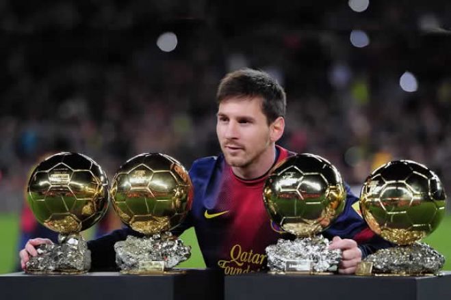 Lionel Messi vence a Bola de Ouro pela sexta vez