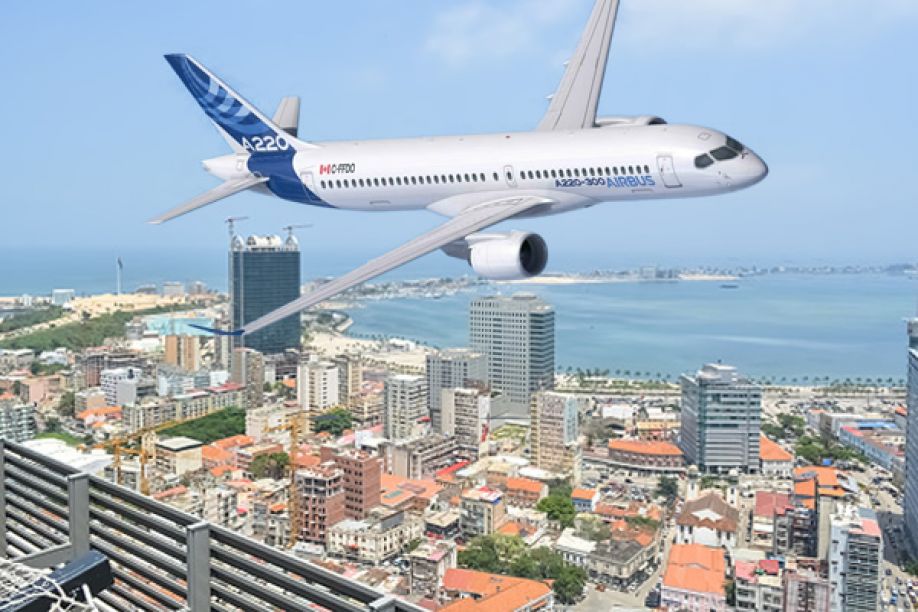 TAAG vai alugar nove aeronaves Airbus A220 com cores e ‘branding’ nacional