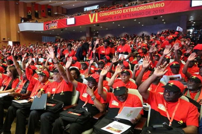 MPLA vota sexta-feira a data para o 7.º congresso do partido