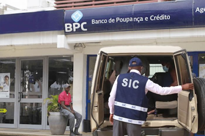 SIC deteve dois homens pelo furto de 40 milhões de kwanzas na agência do BPC no Caxito