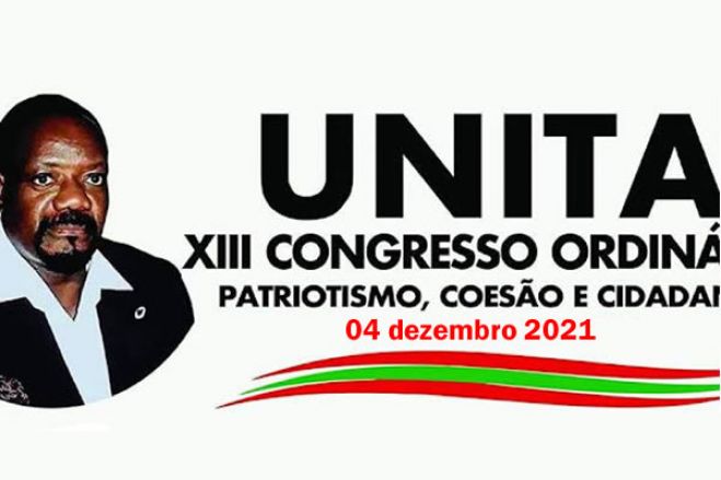 UNITA agenda realização do XIII Congresso para 04 de Dezembro 2021