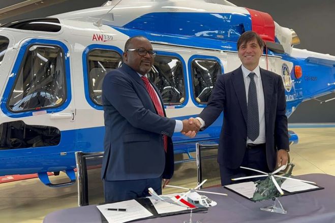 Policia Nacional recebe primeiro helicóptero da nova frota