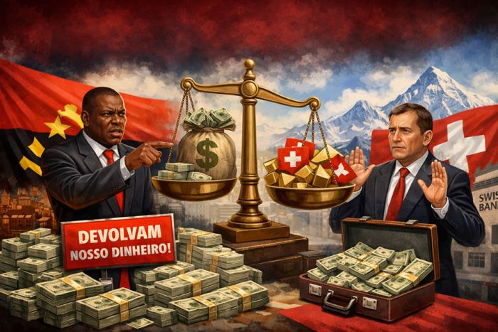 Angola pressiona Suíça para devolver 900 milhões de euros da corrupção