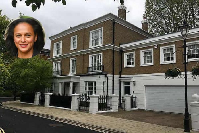 Jornal inglês revela que Isabel dos Santos é proprietária de uma mansão de 15 milhões de dólares em Londres