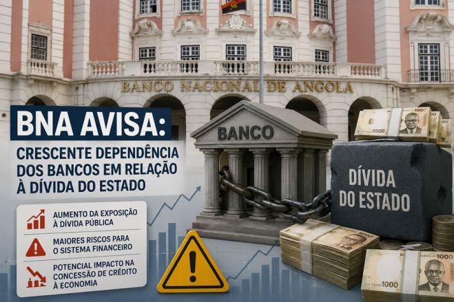 BNA alerta para concentração de risco nos bancos devido à exposição à dívida do Estado