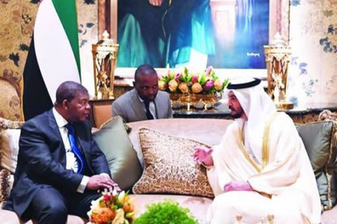 João Lourenço elogia líderes dos Emirados Árabes Unidos por investimentos da receita petrolífera