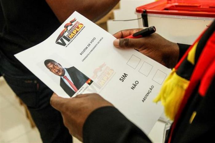 MPLA/Congresso: João Lourenço eleito presidente do MPLA com 98,59% dos votos