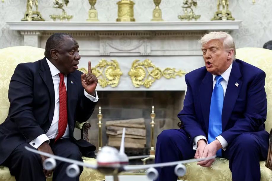 A frieza do presidente da África do Sul diante de &#039;armadilha&#039; de Trump na Casa Branca