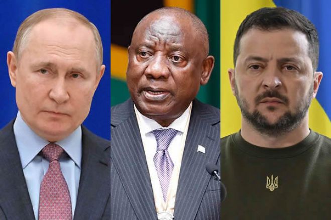 PR da África do Sul prepara visita de paz a Kiev e Moscovo na próxima semana